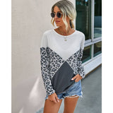 Crew Neck Long Sleeve Loose Fit Top