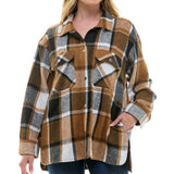 BOYFRIEND OVERSIZED SOFT FLANNEL SHACKET