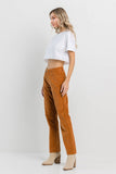 Caramel Corduroy Straight Pants