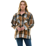 BOYFRIEND OVERSIZED SOFT FLANNEL SHACKET