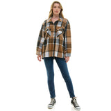 BOYFRIEND OVERSIZED SOFT FLANNEL SHACKET