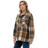 BOYFRIEND OVERSIZED SOFT FLANNEL SHACKET